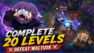🔥 Amikin Village : Complete 20 Levels | Defeat Waltusk Boss Guide 🐾⚔️ | Beginner's Dungeon Quest |