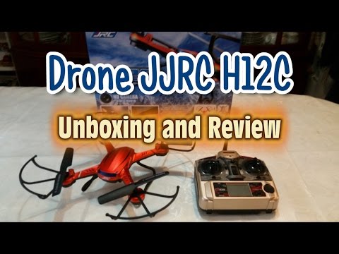 Drone JJRC H12C - Unboxing and Review - Vuelos iniciales flotando sobre la mesa