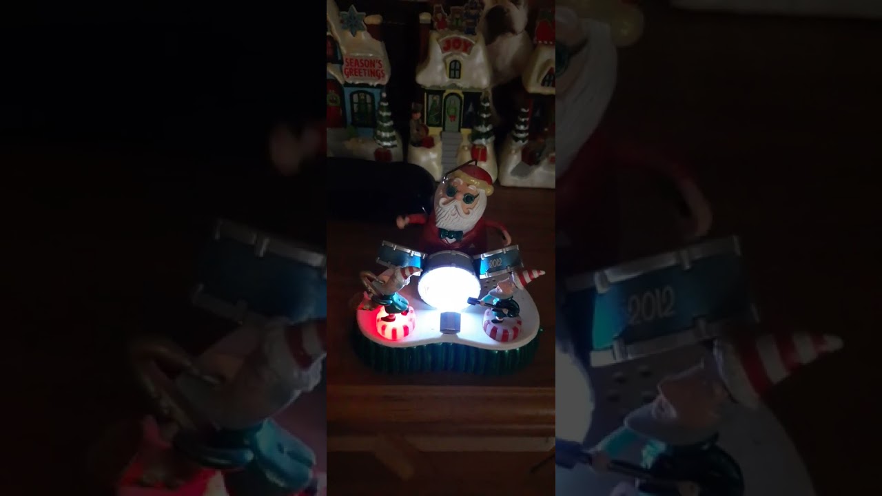 Santa and the Peppermint Twists Band. Hallmark Christmas Ornament from 2012.