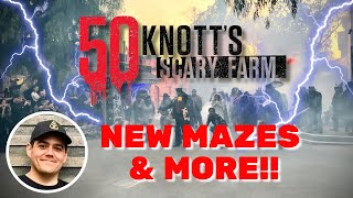 Knott’s Scary Farm’s 50th Year | New Mazes & More!