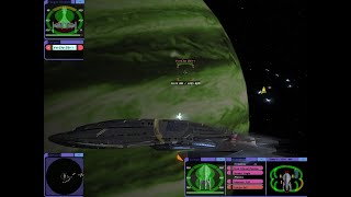 USS Nomad Hunting Klingon DS9 Vor'Cha cruisers | Remastered Version | Star Trek Bridge Commander