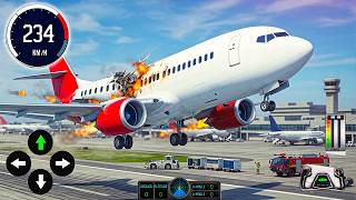 Flight Airplane City Pilot Simulator ✈️ | Emergency Rescue Firetruck Mission 2025| Android Gameplay screenshot 2