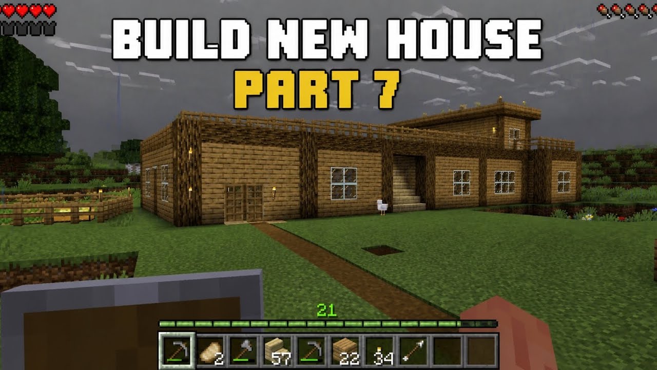 I Built a New House in Minecraft Survival! 😍 - YouTube
