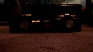 Code3 PSE model 3200 electronic siren activation 4-21-10.wmv