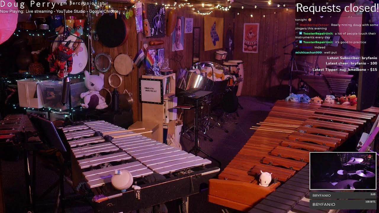 [Livestream 1/19/2026] Marimba Monday! Taking VGM Requests~