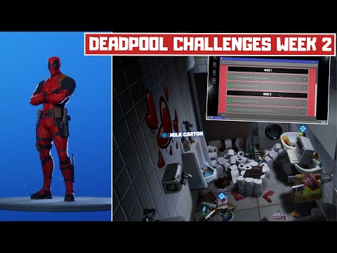 Find Deadpool's Chimichangas Around HQ - ALL 3 DEADPOOL CHIMICHANGA  LOCATIONS (Deadpool Challenges) 