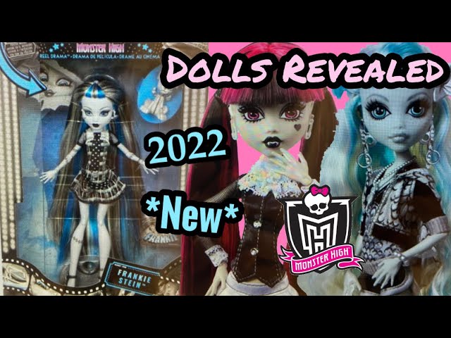 Monster High Black & White “Reel Drama” dolls REVEALED + New plushies &  website 