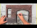 Painting a hyper realistic diorama miniature brick wall