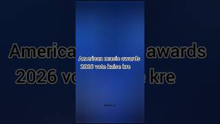American music awards 2026 voting toturial 🏆...#vote #voting #kpop