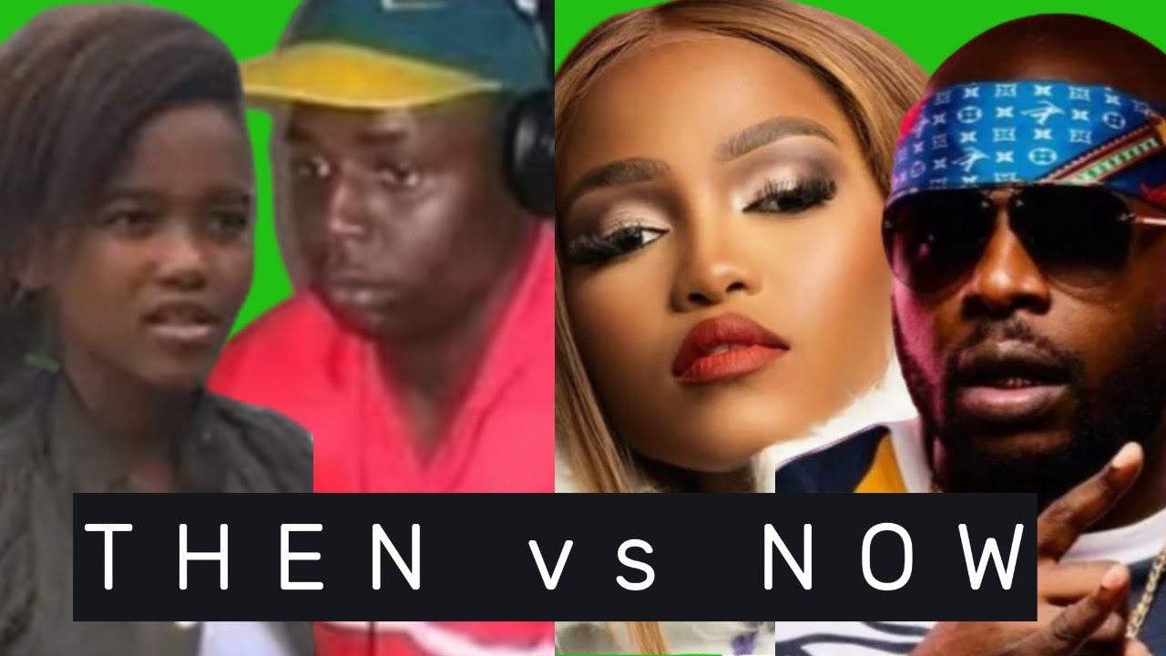 Amapiano artist Then and Now.