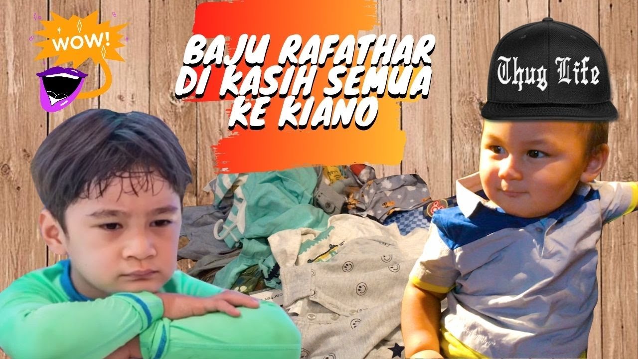 KIANO UNBOXING  SEMUA BAJU PEMBERIAN AA RAFATHAR !!! TERIMA KASIH MAMA GIGI !!!