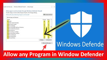 How to Unblock Programs In Windows Defender Firewall