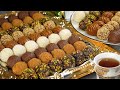 صينية حلى العيد 🎉 6 من افخر الأنواع تناسب كل الأذواق وبدون فرن
