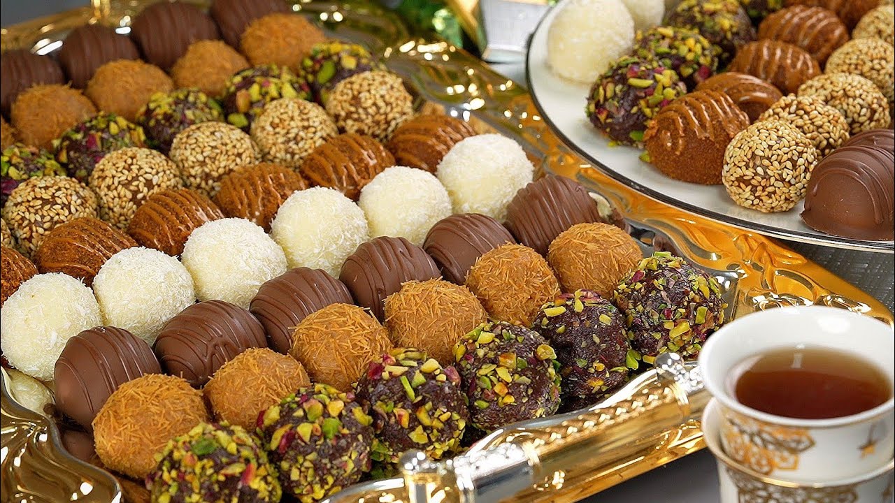 صينية حلى العيد 🎉 6 من افخر الأنواع تناسب كل الأذواق وبدون فرن