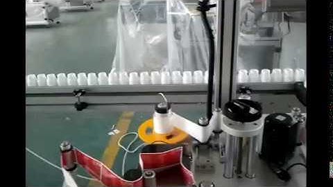 Round bottle labeling machine , Self adhesive rotary labeller , High Speed  Bottle Labellers USA