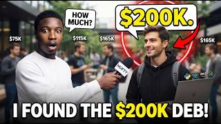 I Asked 50 Developers Their Salary Until Someone Said $200k