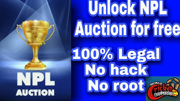 How to unlock NPL auction  (Version 2.8.8.8)