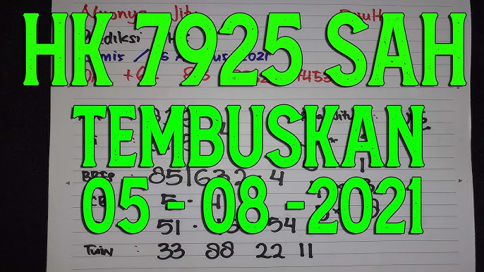Result 7925 Sah Prediksi Hongkong 5 Agustus 2021 Rumus Hk Jitu Youtube