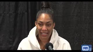 A'ja Wilson May 11postgame press conference | Las Vegas Aces preseason | South Carolina homecoming