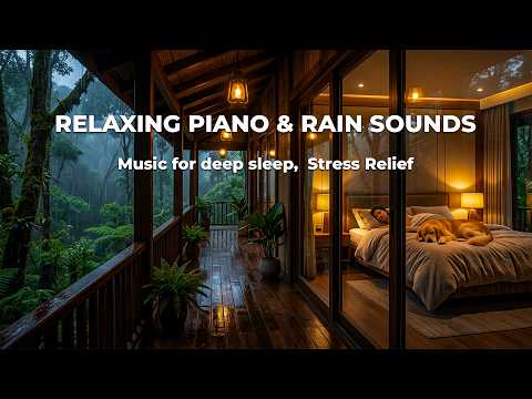 NIGHT RAIN SOUNDS IN THE DEEP FOREST 🌲 | SLEEP DEEPLY WITH SOOTHING RAIN AMBIENCE