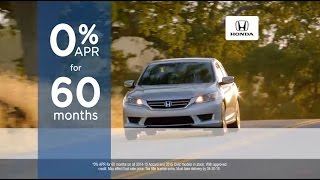 0% APR for 60 months on All 2014 & 2015 Honda Accords & 2015 Honda Civic Models
