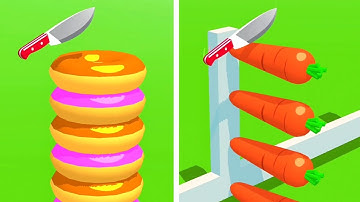 Slice It All Gameplay! Satisfying and relaxing ASMR slicing video