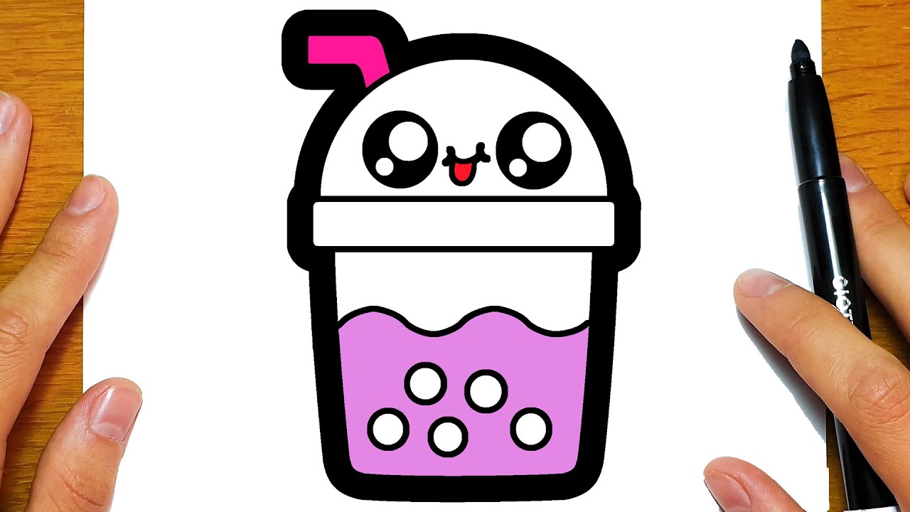 WIE MAN EINEN S SSEN BUBBLE TEA ZEICHNET Einfaches Zeichnen Lernen wie-man-einen-s-ssen-bubble-tea-zeichnet-einfaches-zeichnen-lernen