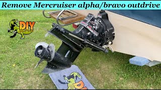 Remove Mercruiser Alpha & Bravo outdrive - IMPORTANT details
