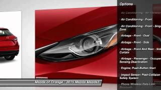 2015 Mazda Mazda3 Orange CA 150491