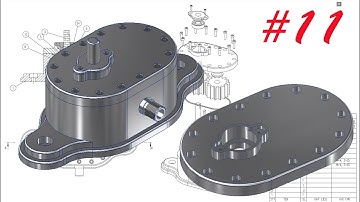 Học inventor cơ bản: Vẽ bơm dầu bằng inventor - Part 11