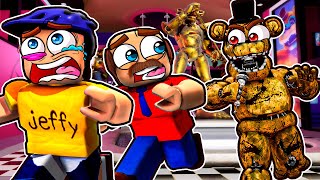 Jeffy Survives FNAF 2 in Roblox!