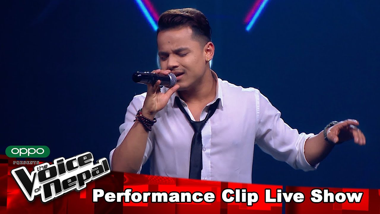 Kiran Gajmer Lajayera  LIVE Show Performance  The Voice of Nepal S3