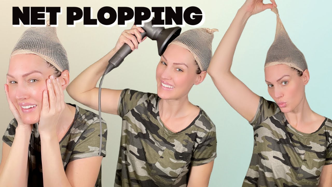 NET PLOPPING MY THIN CURLY HAIR | The Glam Belle - YouTube