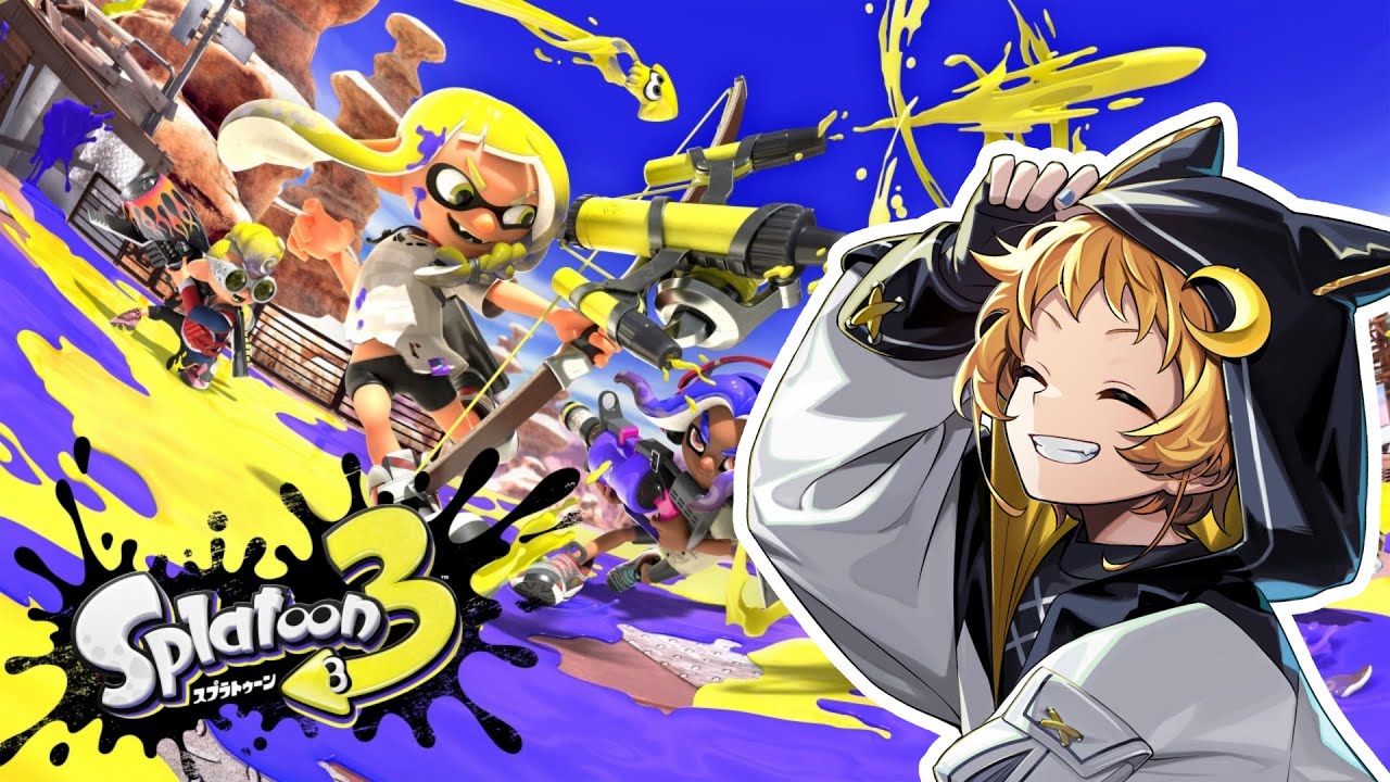【スプラ3】 自由にぷわぷわイカ -スプラトゥーン3-  #ゲーム実況  #vtuber