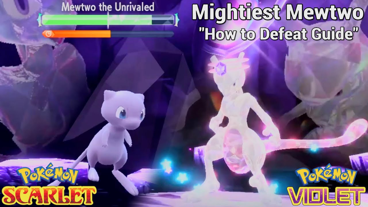Easiest way to beat Mewtwo in the Pokémon Scarlet and Violet Unrivaled Tera  Raid event - Dot Esports