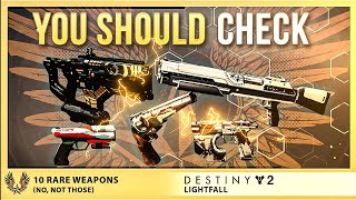 10 Rare Destiny 2 Weapons You Should Never Delete