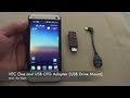HTC One and USB OTG Adapter (USB Drive Mount)