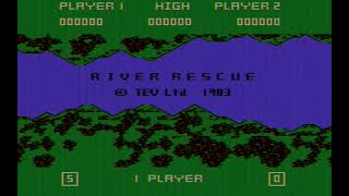 Famous Atari 8 Bit Computer Gameplay: River Rescue (Cartridge Game) - Atari 400 / 800 / 1200 / XL / XEGS Profile