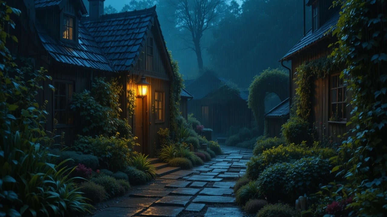 Natural Rain Sound for Relaxation | 자연 그대로의 빗소리