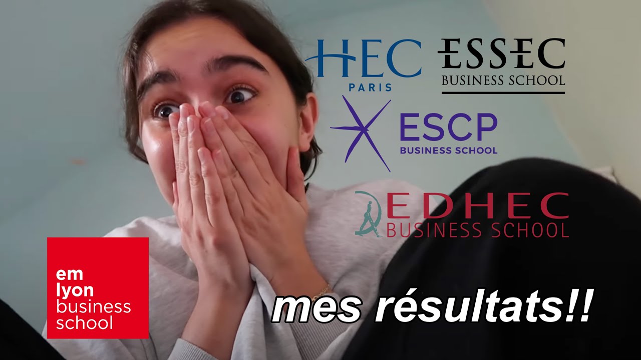 mes résultats d'admissibilité (HEC, ESSEC, ESCP....) + mes notes aux concours