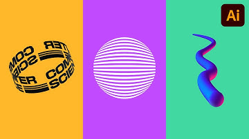 Learn How To Make 3 VECTOR GRAPHICS In Illustrator (HD 🔥)
