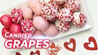 HOW TO MAKE CANDIED GRAPES | CRACK GRAPES | VALENTINES DAY