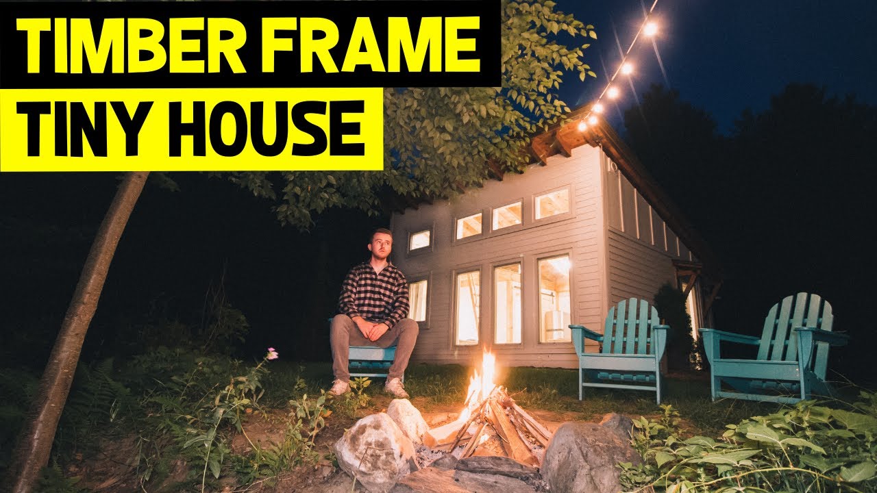 ПОТРЯСАЮЩИЙ МИНИАТЮРНЫЙ ДОМИК С ДЕРЕВЯННЫМ КАРКАСОМ! (Экскурсия по энергоэффективному мини-домику)