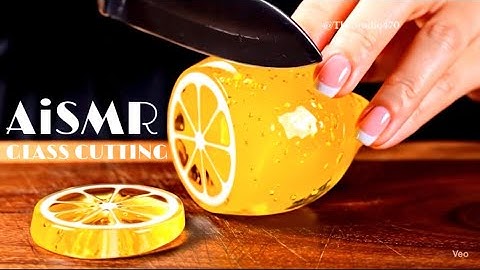 NEW AiSMR Glass Fruit Cutting | Satisfying ASMR Video