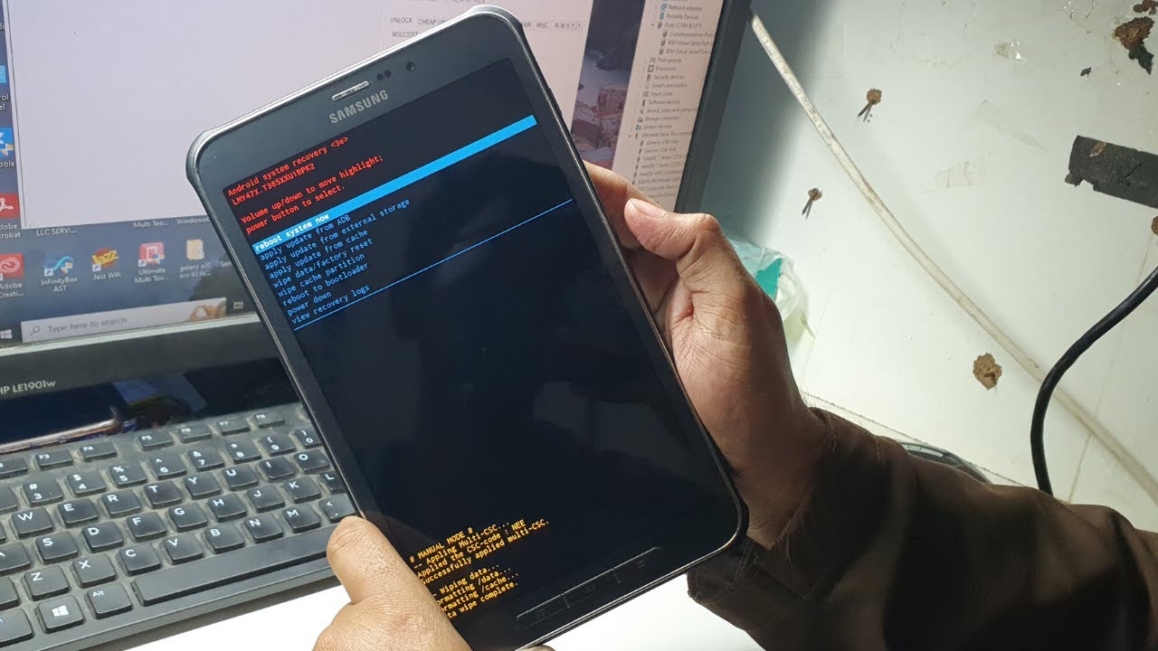 How To Hard Reset Galaxy Tab Active Password || samsung t365 password unlock || t365 hard reset