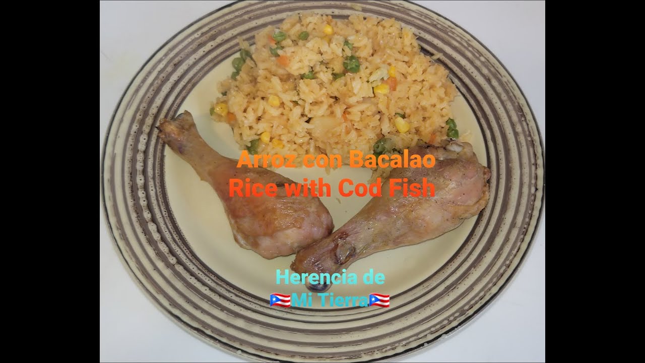ARROZ CON BACALAO | Rice with Cod Fish. - YouTube