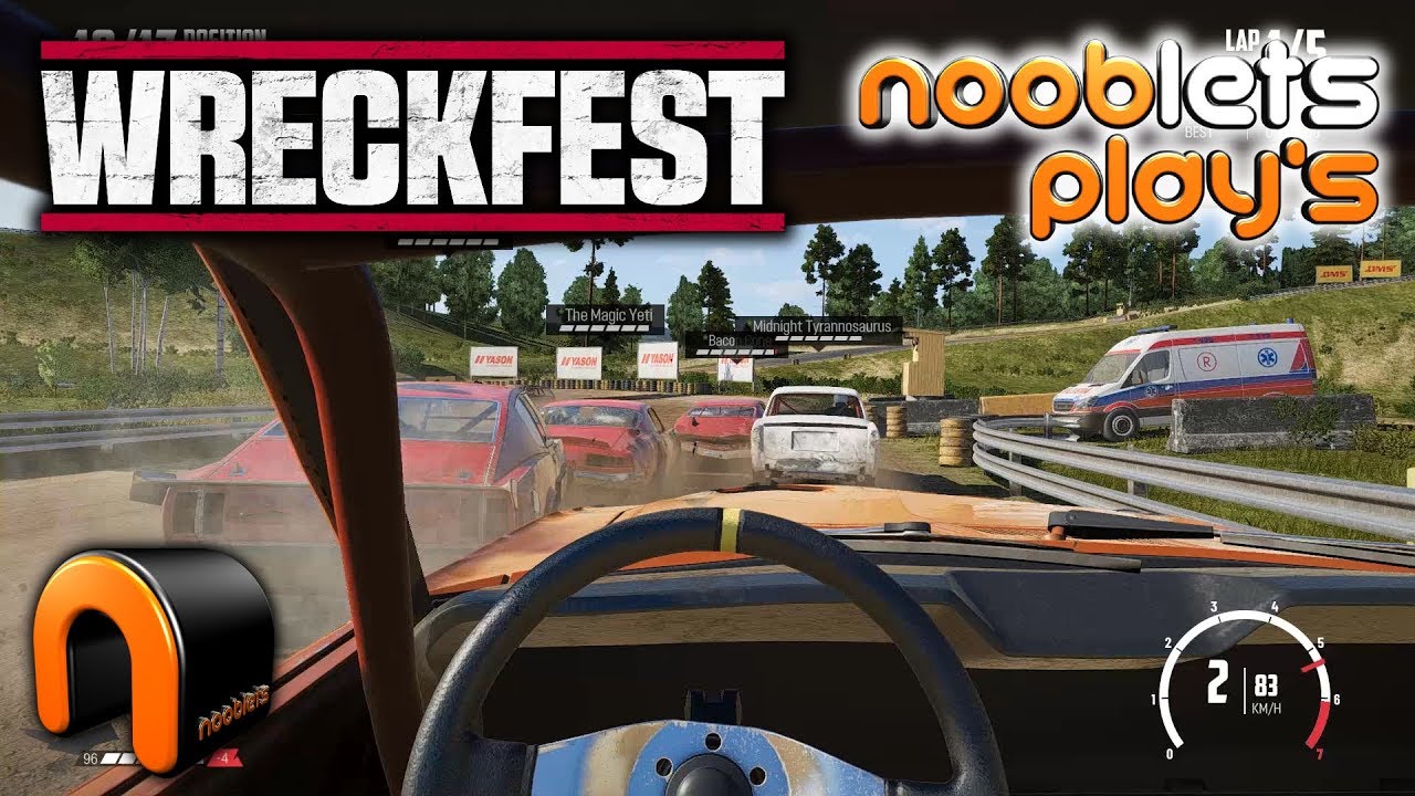 WRECKFEST CAR WRECKING RACING Demolition Derby Nooblets Vs M1sbah