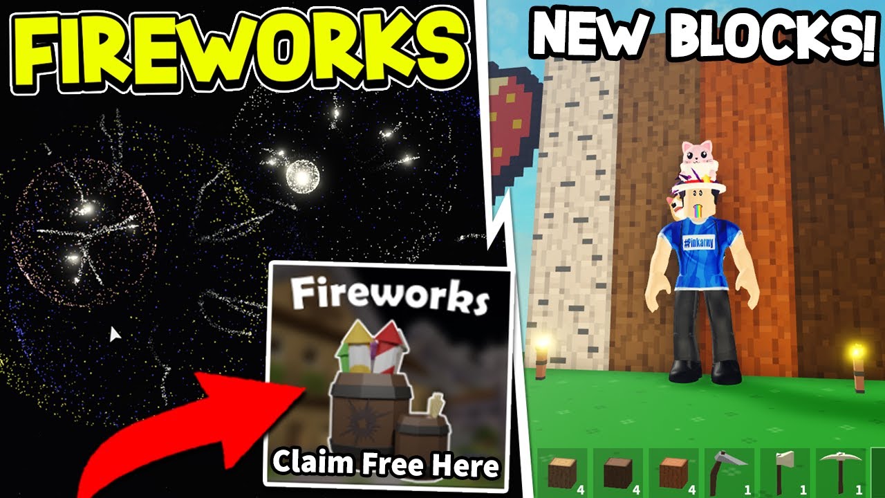 Free Firework Gamepass More Blocks Update In Roblox Skyblock Skyblox Youtube - roblox skyblock 125 minecraft project