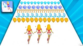 Makeover Run 👩‍❤️‍💋‍👨💍🌸 all levels walkthrough gameplay android and iOS #10
