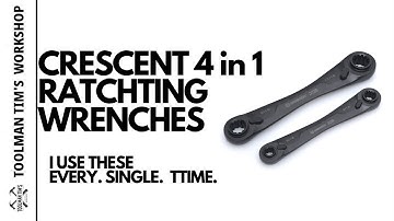 INCREDIBLE!  CRESCENT 4 IN 1 WRECH SET REPLACES 16 WRENCHES.  Review